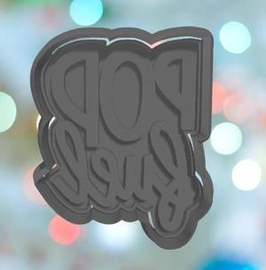 Fathers Day Pop Fuel Cookie Cutter