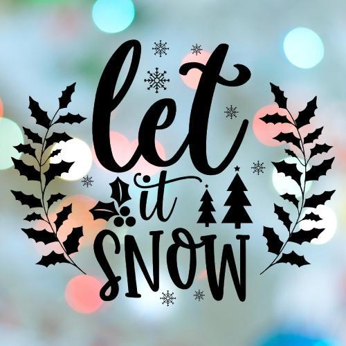 Christmas Stamp Let It Snow Cookie Cutter