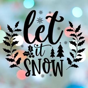 Christmas Stamp Let It Snow Cookie Cutter