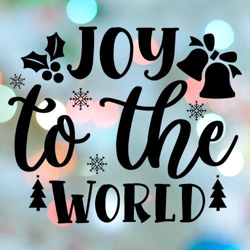 Christmas Stamp Joy To Cookie Cutter