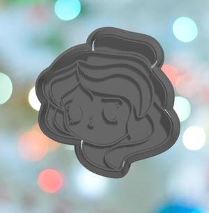 Beauty And The Beast Belle Face Cookie Cutter