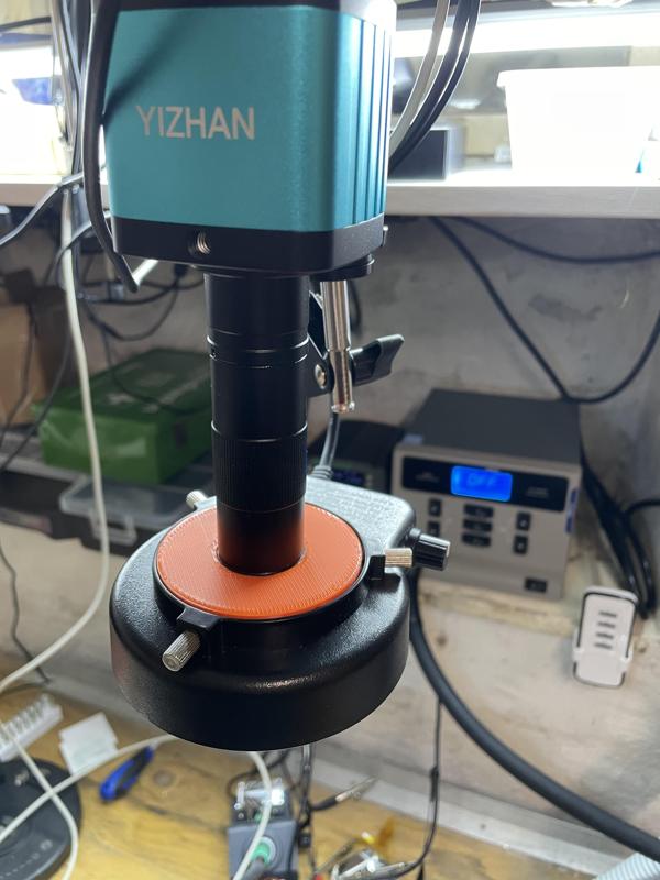 Digital Microscope LED Light Mounting Aid