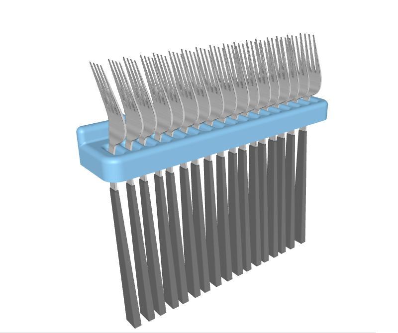 vertical organizer for forks, knives and spoons
