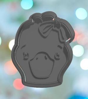 Girly Goose Head Cookie Cutter