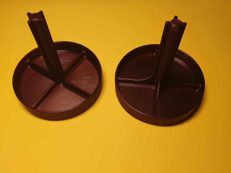 Parametric bottle drying stand