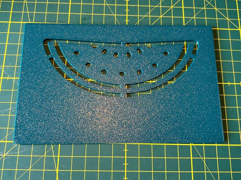 Montessori watermelon coloring page