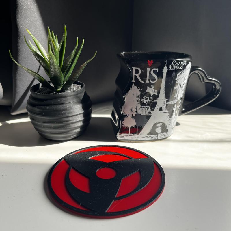 KAKASHI-OBITO MANGEKYO SHARINGAN COASTER