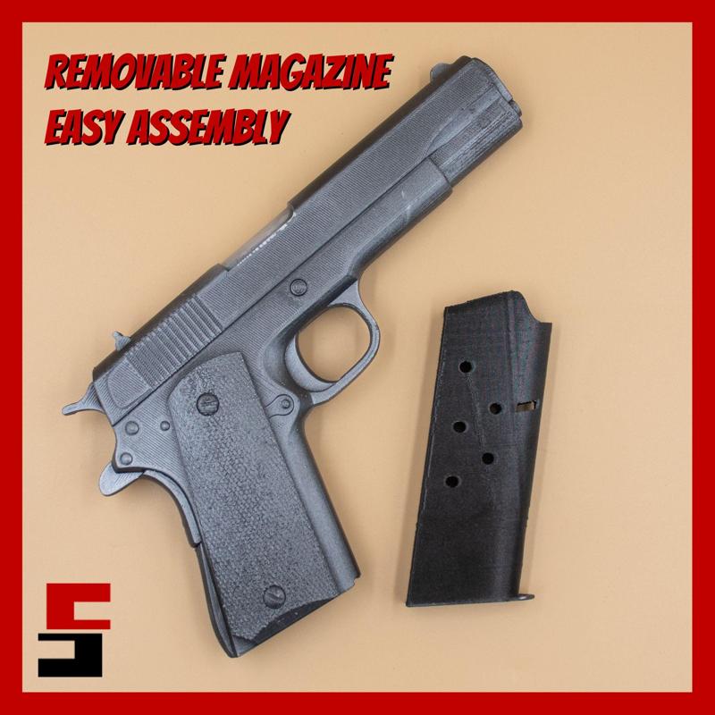 Pistol Colt M1911 Prop removable magazine practice fake training gun