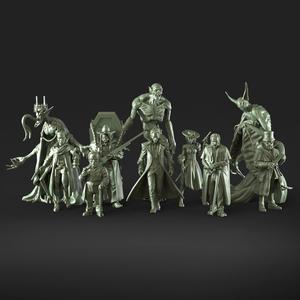PRE-SUPPORTED 1 Chapelnoire - 32mm - DnD