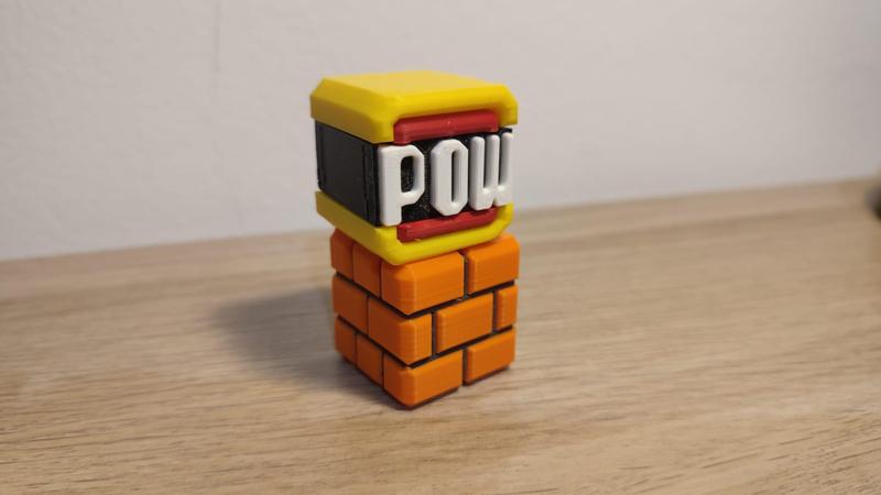 POW Mario Cube