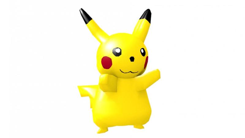 Pikachu Medium Poly 3D model