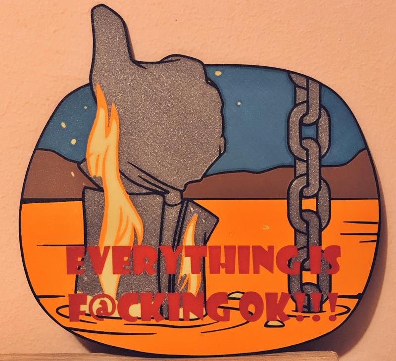 Terminator "OK" hand gesture