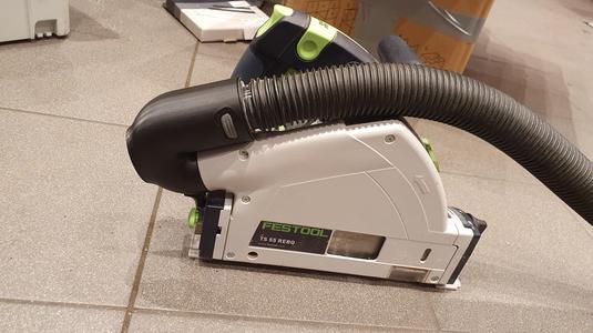 Kärcher 180degree adapter for Festool track saw