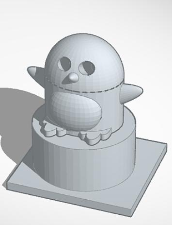 Penguin statue
