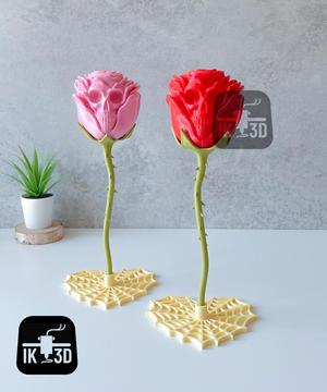 Halloween Skull Rose / No Supports