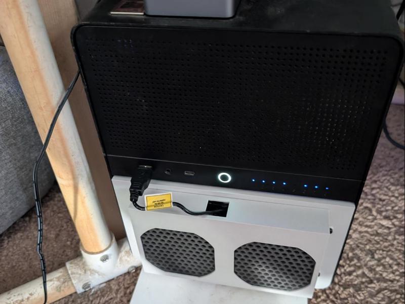 Jonsbo N3 Front Dual 5V Noctua Fan Cover 