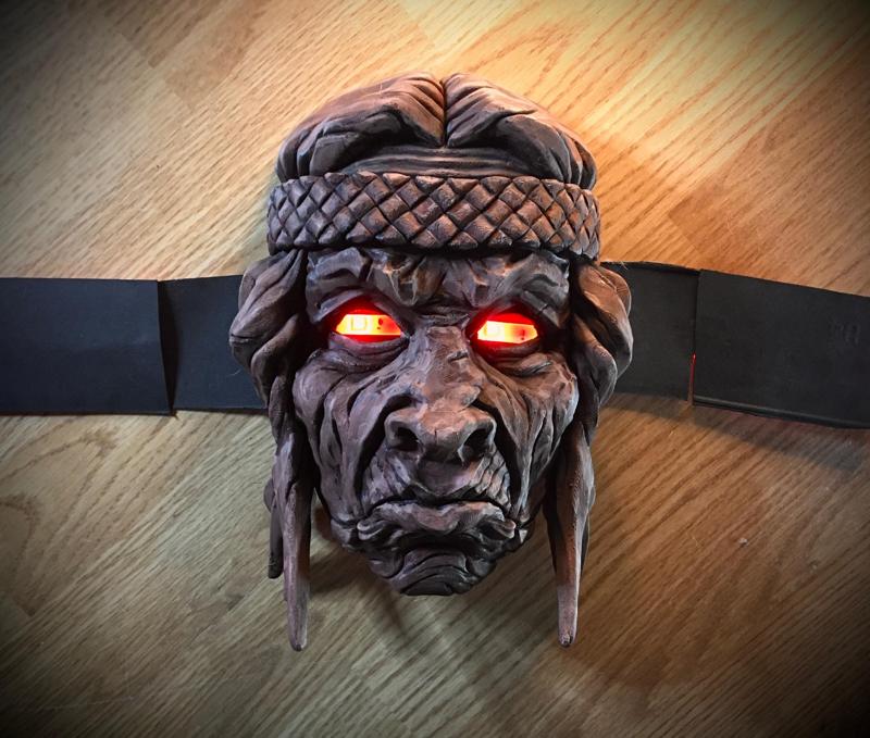 Woodcarver Mask Of Inscryption