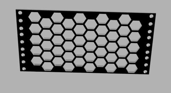 Honeycomb Storage Wall (HSW) 3U 10 inch Rack