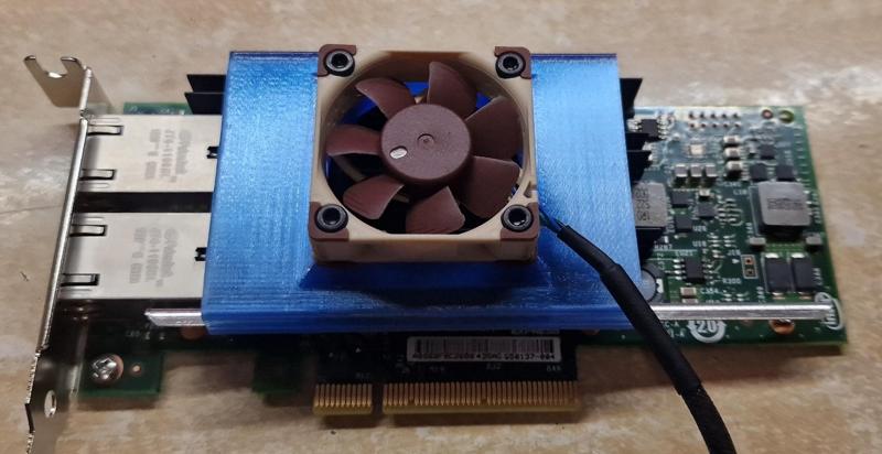 Intel x520-T2 10gig NIC 4010 fan shroud