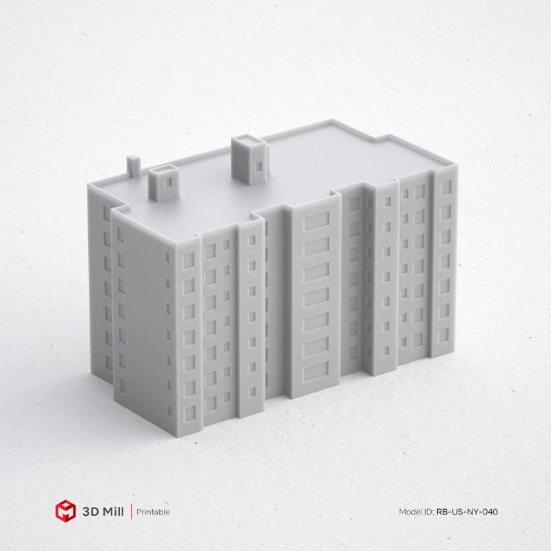 3D Print miniature building RB-US-NY-040