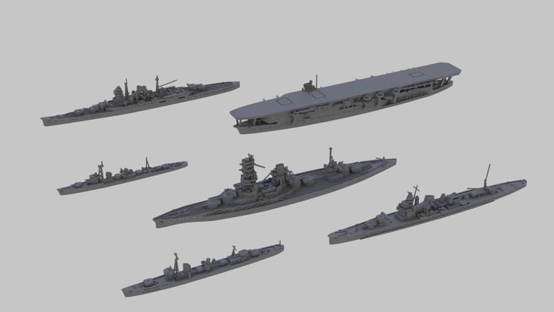 WW2 Imperial Japanese Navy Fleet Pack 2