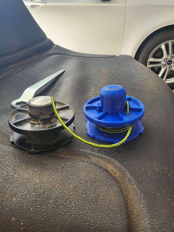 makita DUR193 line trimmer bump feed