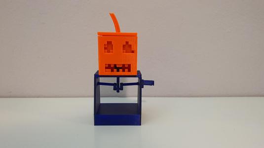 Minecraft Winking Pumpkin