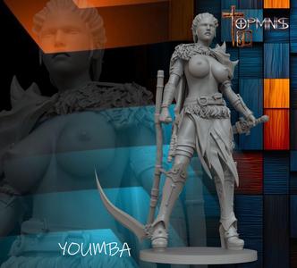 VIKING WARRIOR WAR HAMMER RPG TABLETOP TOPLESS