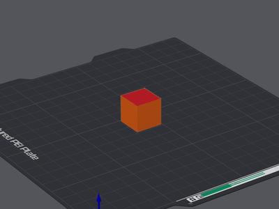 Test Cube Print for Printer