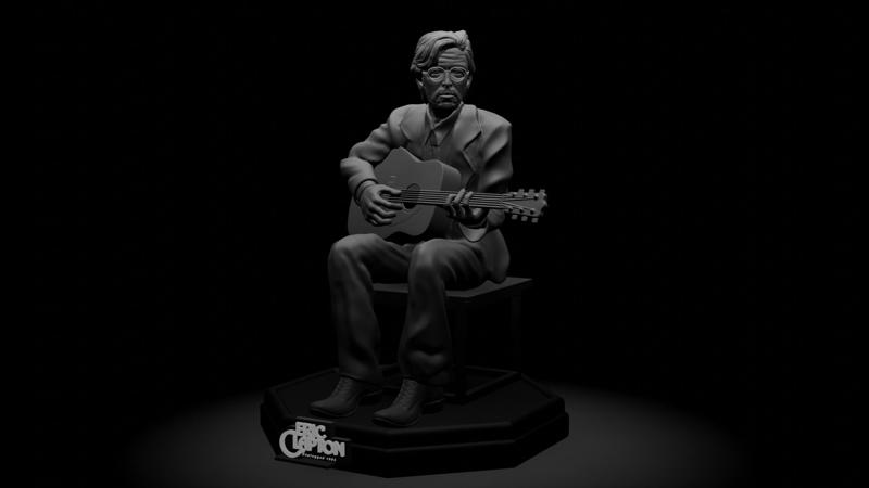 Eric Clapton - Unplugged 1992 3D printing