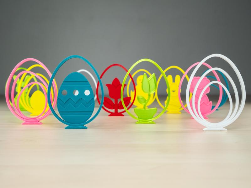 13 Easter Egg standing decorations / 13 Velikonočních vajíček ke stání