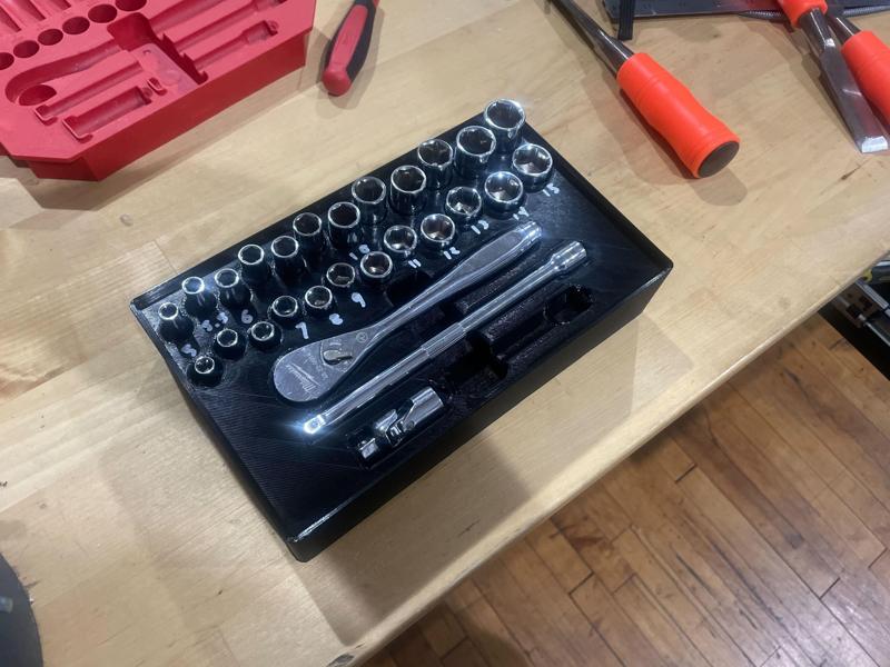 Gridfinity - Milwaukee 1/4