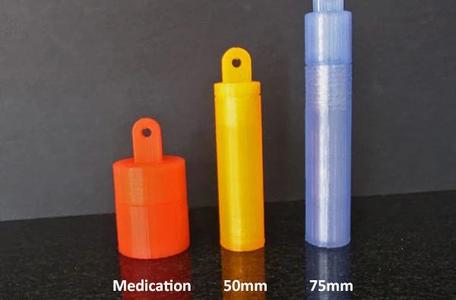 Key fob travel Container