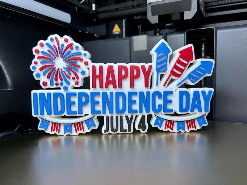Happy Independence Day Sign