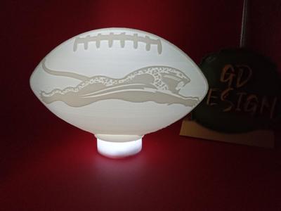Retro Jacksonville Jaguars NFL FOOTBALL LIGHT