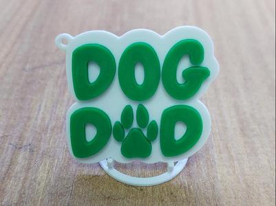 Dog Dad Keychain