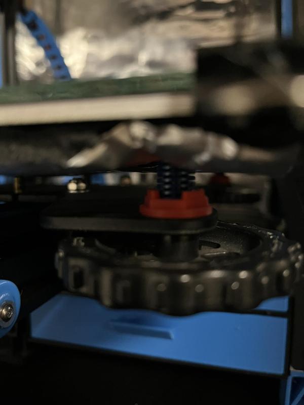 Podložky pod pružiny bedu Ender 3/pro a CR10