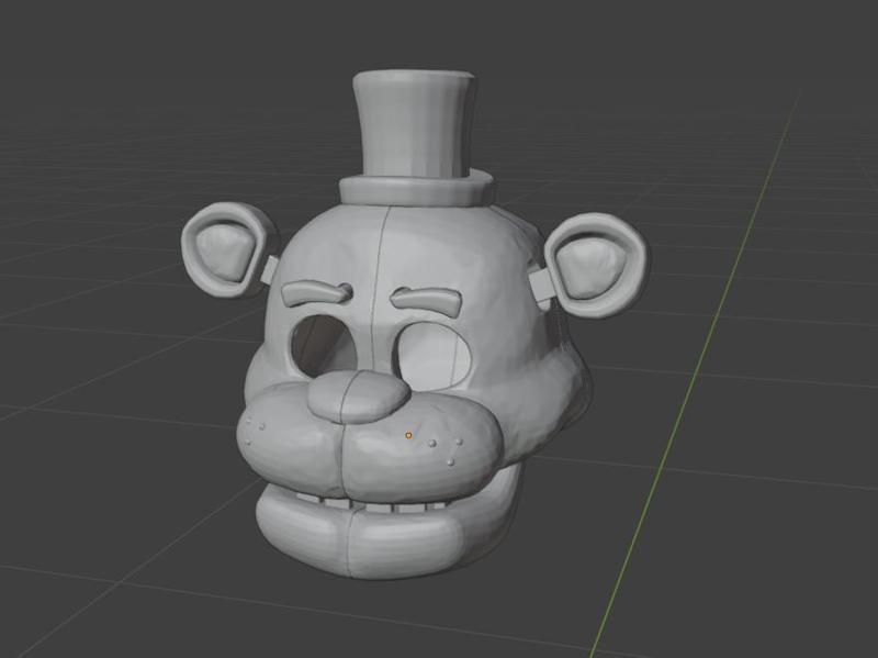 Freddy Fazbear Head Life Sized