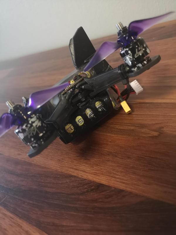 Tinytrainer v2 4s 550 Rline battery tray