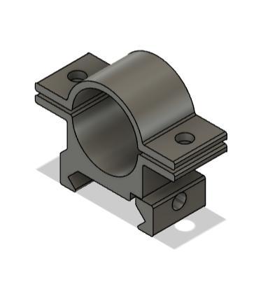 picatinny holder for small diameter scope
