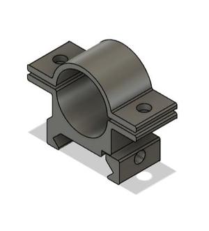 picatinny holder for small diameter scope