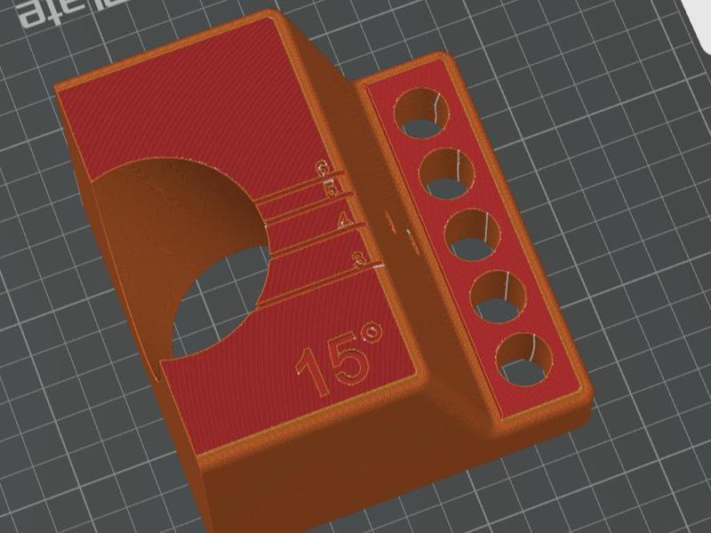 Collector Jig for headers 15 degrees 52mm pipe