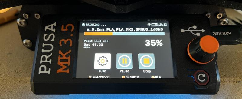 Prusa MK3.5 LCD Cover MMU R3