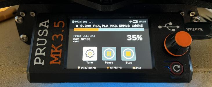 Prusa MK3.5 LCD Cover MMU R3