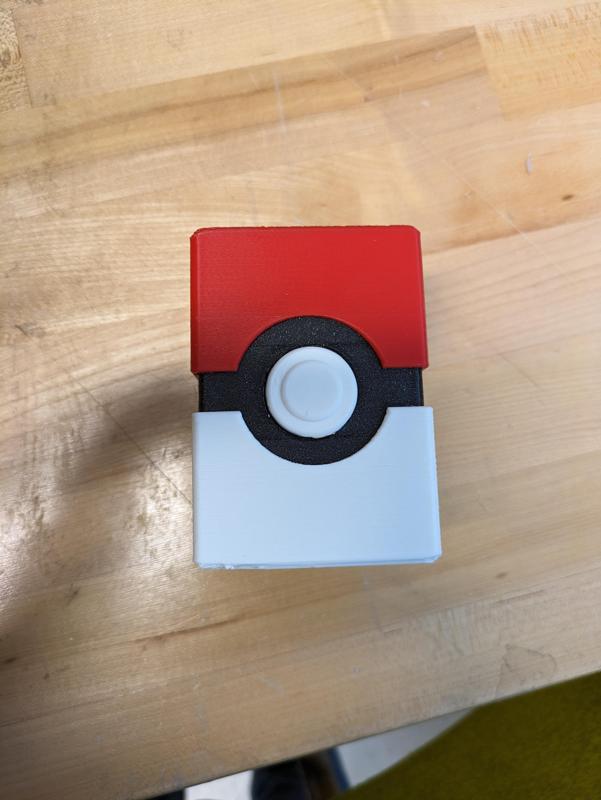 Pokeball-styled Instax card box