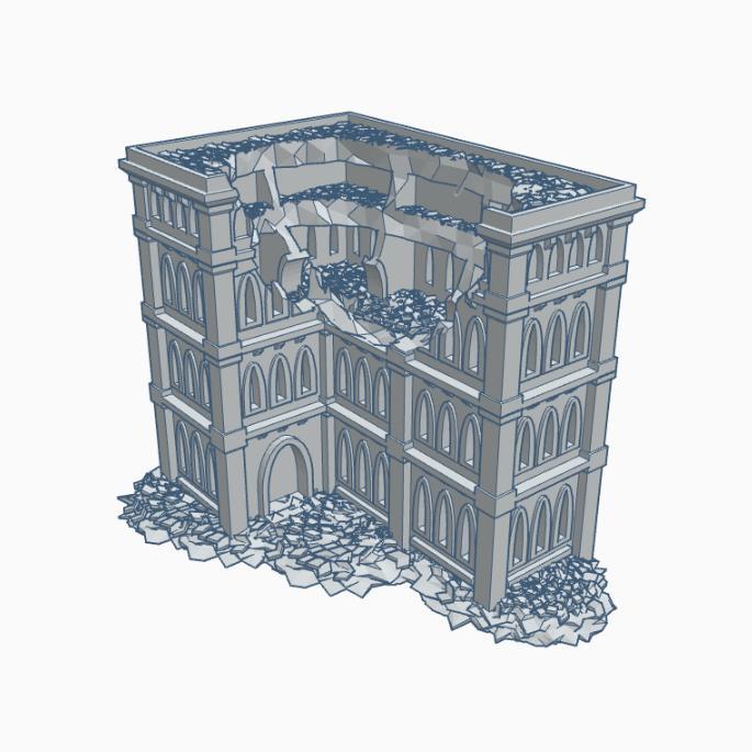 Gothic Ruined Building 23