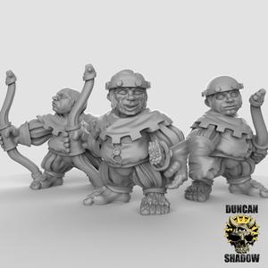Halfling with Bows (pre supported)