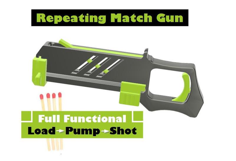 Repeating Matchstick Gun