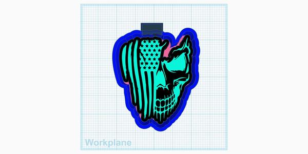 Flag skull