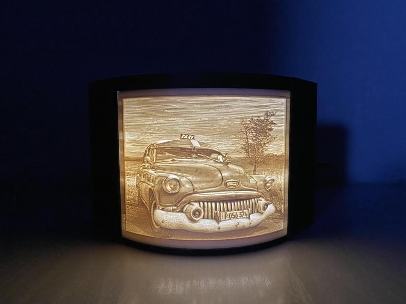 Lithophane Lamp by 3D Poesie